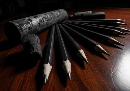 Pencil & Charcoal